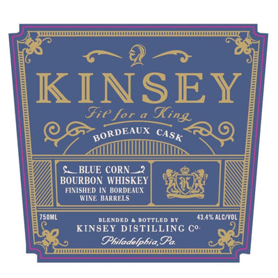 Kinsey Bordeaux Blue Corn Bourbon - Main Street Liquor