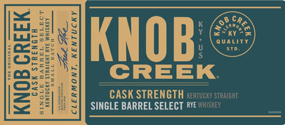 Knob Creek Cask Strength Single Barrel Select Rye Whiskey - Main Street Liquor