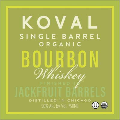 Koval Single Barrel Organic Bourbon Finished in Jackfruit Barrels - Main Street Liquor