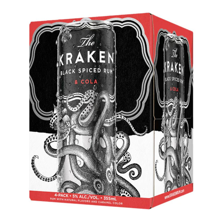 Buy Kraken Black Spiced Rum & Cola Cocktail 4PK® Online