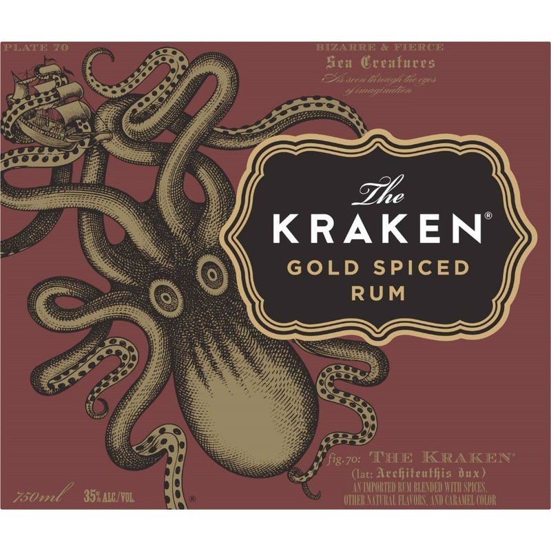 Kraken Gold Spiced Rum 1L - Main Street Liquor