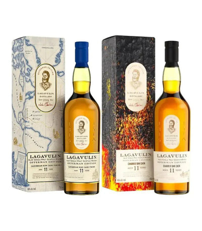 Lagavulin Offerman Edition Caribbean Rum Cask & Charred Oak Cask Bundle - Main Street Liquor