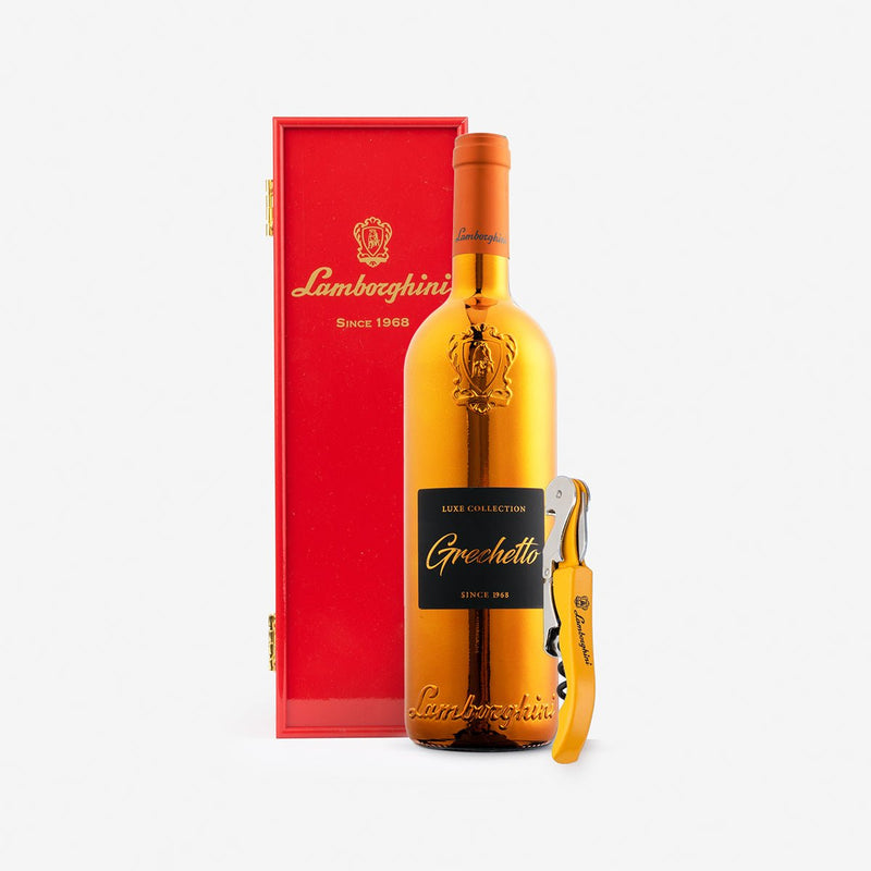 Lamborghini Luxe: Grechetto with Gift Box & Corkscrew - Main Street Liquor