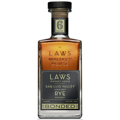 Laws San Luis Valley Straight Rye Bottled in Bond 6 Years - Main Street Liquor