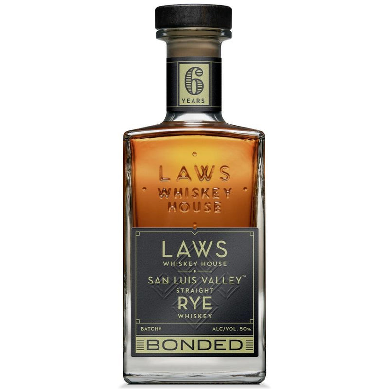 Laws San Luis Valley Straight Rye Bottled in Bond 6 Years - Main Street Liquor