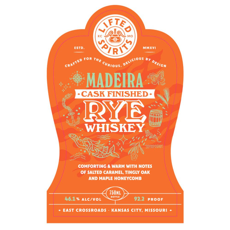 Lifted Spirits Madeira Cask Finished Rye Whiskey - Main Street Liquor