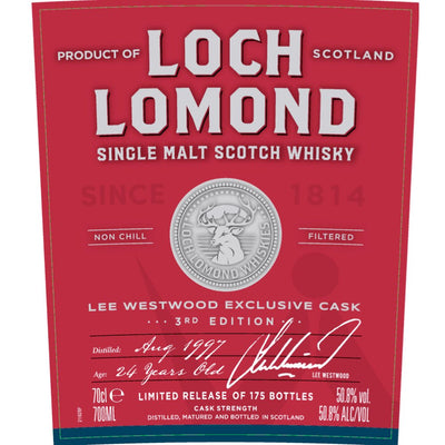 Loch Lomond Lee Westwood 3rd Edition - Main Street Liquor