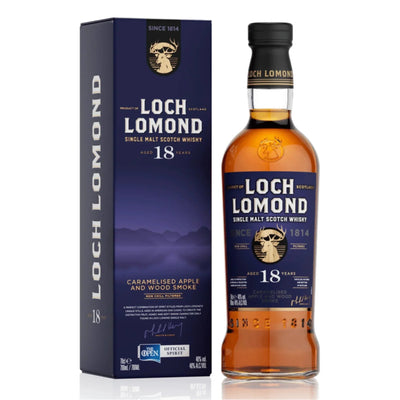 Loch Lomond Single Malt Scotch Caramelised Apple And Wood Smoke 18 Year Whiskey - Main Street Liquor