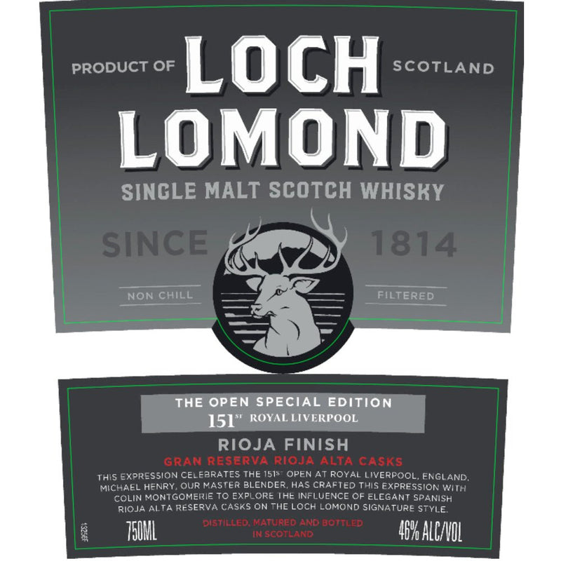 Loch Lomond The Open Special Edition 2023 - Main Street Liquor