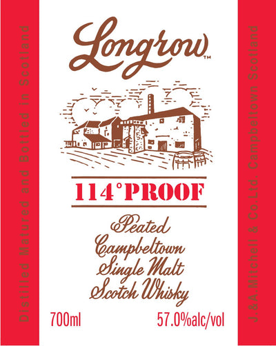 Longrow 114° Proof Peated Campbeltown Single Malt Scotch Whisky - Main Street Liquor