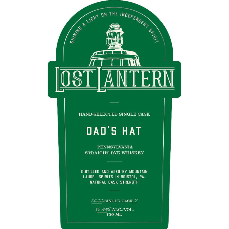 Lost Lantern Dad’s Hat Pennsylvania Straight Rye - Main Street Liquor