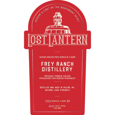 Lost Lantern Frey Ranch Nevada Straight Bourbon - Main Street Liquor