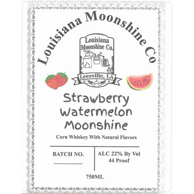 Louisiana Moonshine Co Strawberry Watermelon Moonshine - Main Street Liquor