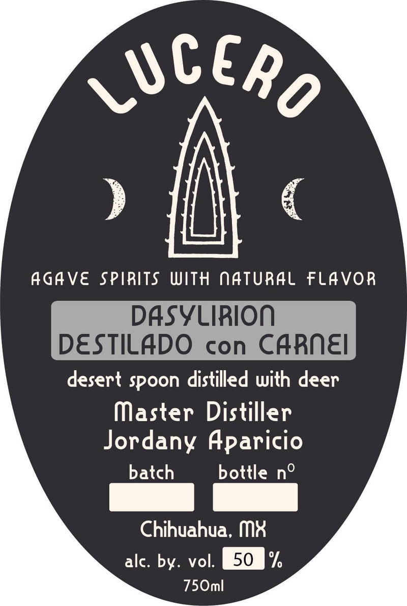 Lucero Dasylirion Destilado con Carne - Desert Spoon Distilled with Deer - Main Street Liquor