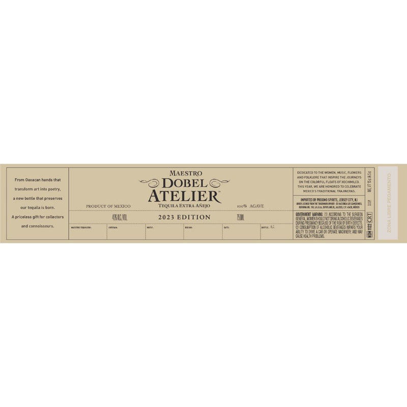 Maestro Dobel Atelier Extra Anejo 2023 Edition - Main Street Liquor