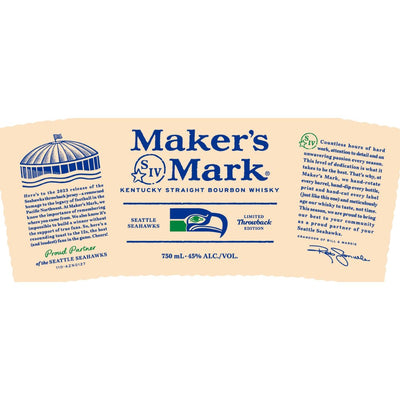 Maker’s Mark Seattle Seahawks Throwback Limited Edition - Main Street Liquor