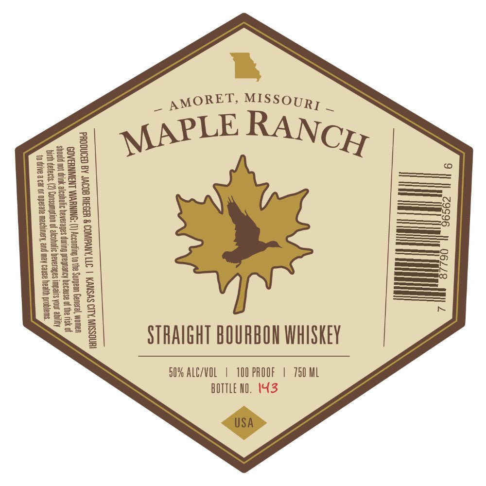 Buy Maple Ranch Straight Bourbon Whiskey® Online | Bourbon Delivered ...