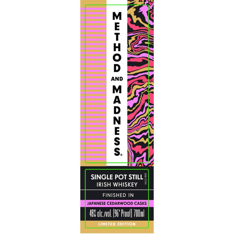Method and Madness Single Pot Still Cedarwood Casks Limited Edition - Main Street Liquor
