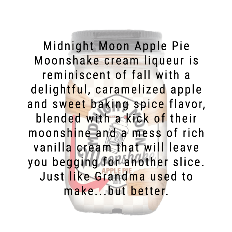 Midnight Moon Apple Pie Moonshake 50mL 12 pack - Main Street Liquor