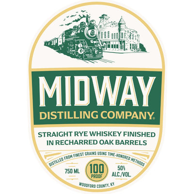 Midway Straight Rye Finished In Recharred Oak Barrels - Main Street Liquor