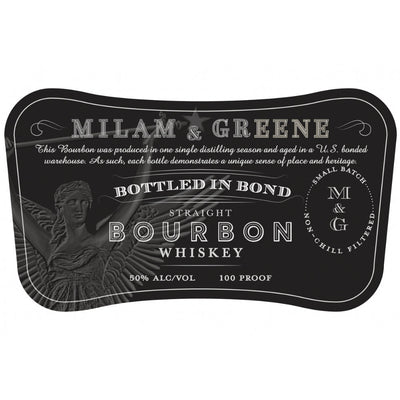 Milam & Greene Bottled in Bond Straight Bourbon - Main Street Liquor