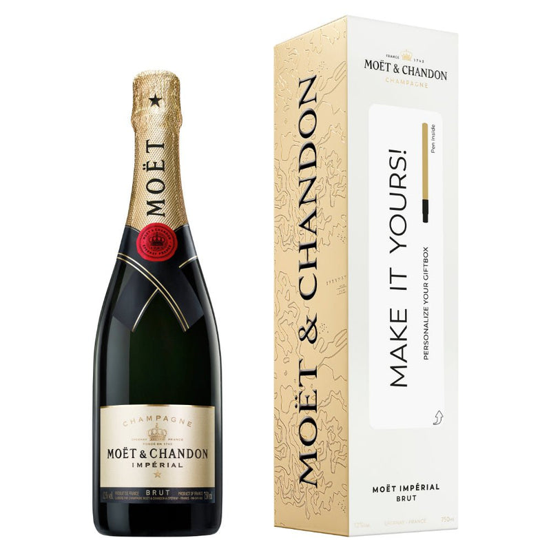 Moët Impérial Brut "Make It Yours" Cardboard Box - Main Street Liquor