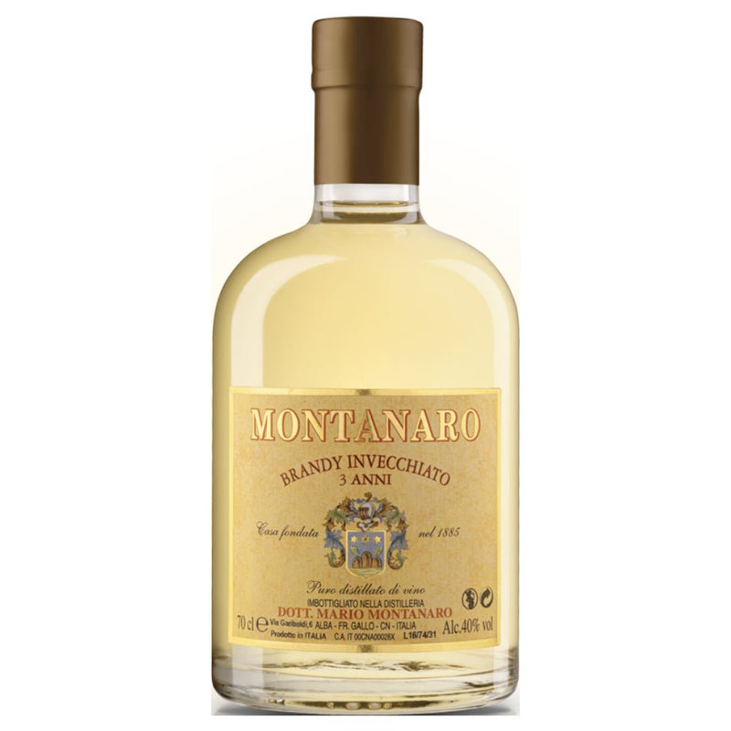 Montanaro Brandy Invecchiato 3 Year Old - Main Street Liquor