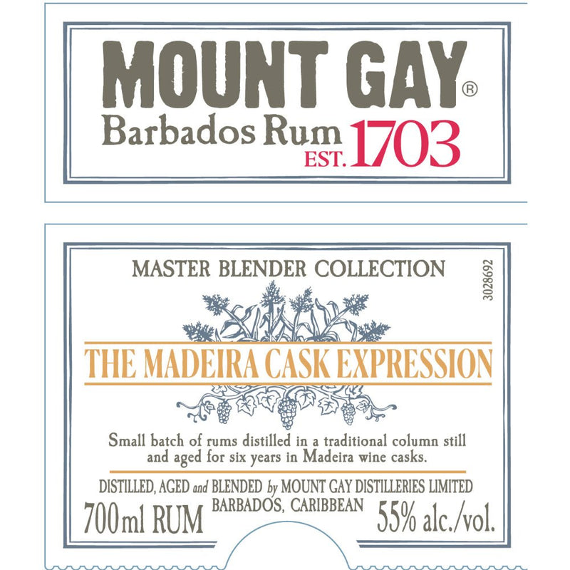 Mount Gay The Madeira Cask Expression: Master Blender Collection 