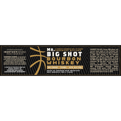 Mr. Big Shot Bourbon By Chauncey Billups - Main Street Liquor