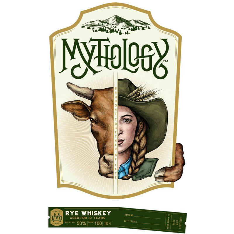 Mythology 10 Year Old Rye Whiskey - Main Street Liquor