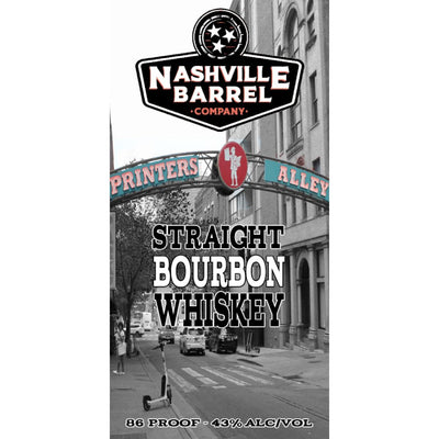 Nashville Barrel Company Printer’s Alley Straight Bourbon - Main Street Liquor