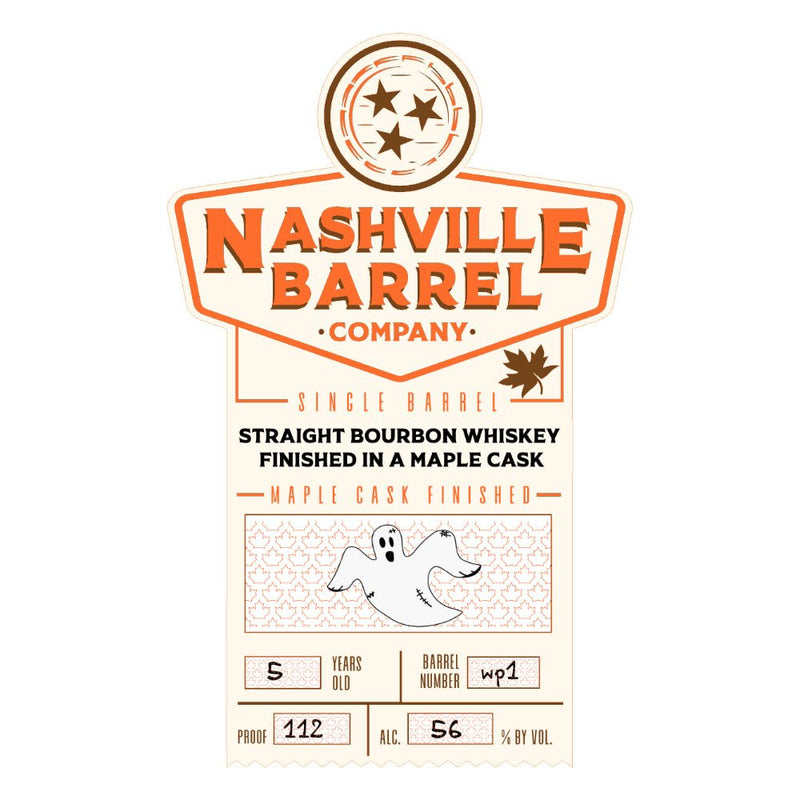 Nashville Barrel Company Single Barrel Bourbon Finished In Maple Casks - Main Street Liquor