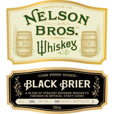 Nelson Bros Black Brier Bourbon Finished in Imperial Stout Casks - Main Street Liquor