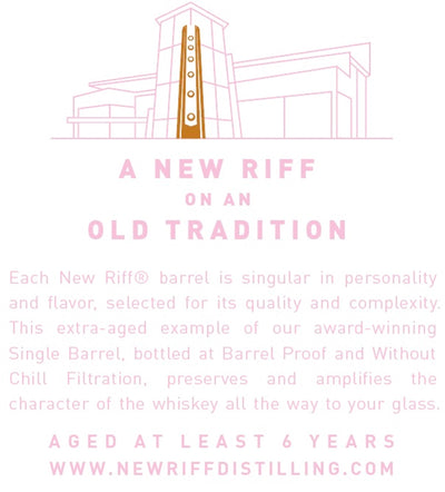 New Riff 6 - Year Single Barrel Bourbon Whiskey - Barrel Proof - Main Street Liquor