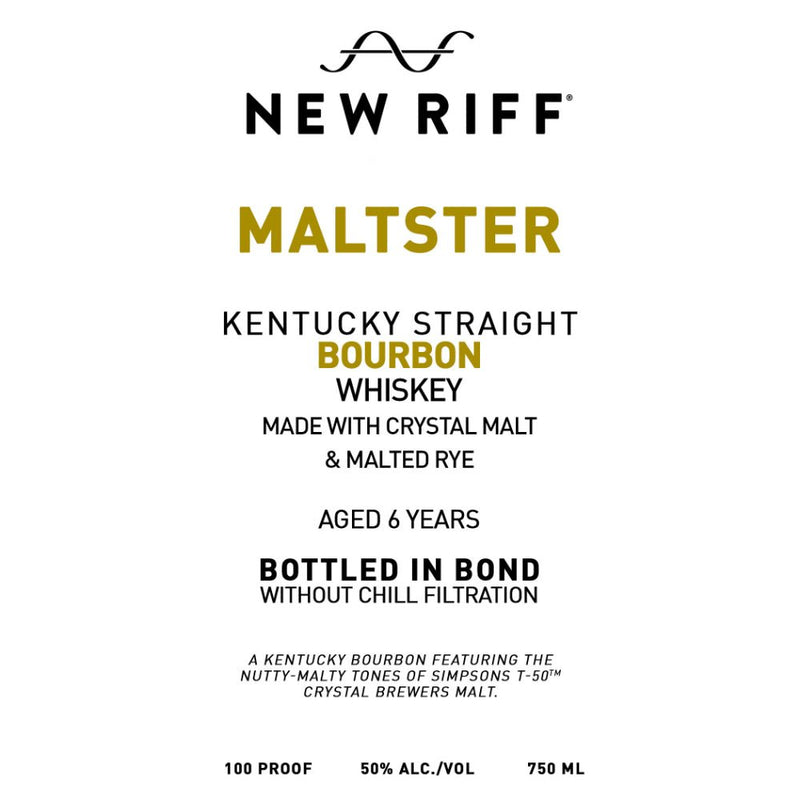 New Riff Maltster 6 Year Old Bottled in Bond Straight Bourbon - Main Street Liquor