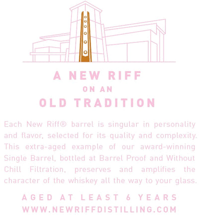 New Riff Single Barrel Kentucky Straight Rye Whiskey – 6 Years Old, Barrel Proof - Main Street Liquor