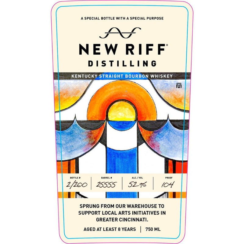 New Riff X ArtsWave 8 Year Old Bourbon - Main Street Liquor