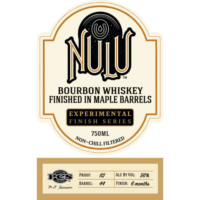 Nulu Bourbon Finished In Maple Barrels - Main Street Liquor