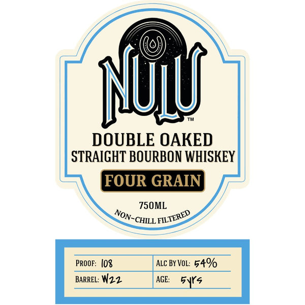 NULU Four Grain Straight Bourbon Whiskey
