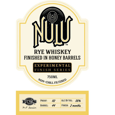 Nulu Rye Finished In Honey Barrels - Main Street Liquor