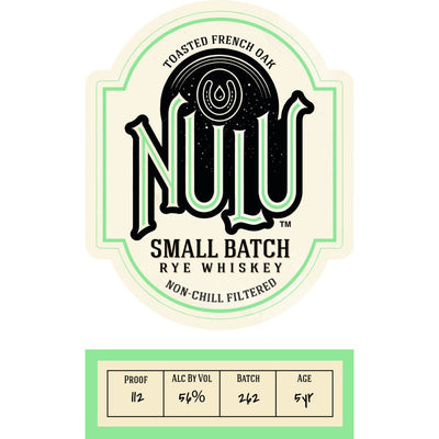 Nulu Small Batch Toasted French Oak Rye Whiskey - Main Street Liquor