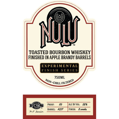 Nulu Toasted Bourbon Finished in Apple Brandy Barrels - Main Street Liquor