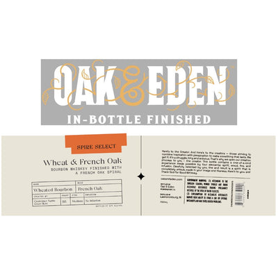 Oak & Eden Spire Select Wheat & French Oak - Main Street Liquor
