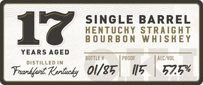 O.K.I. 17 - Year Aged Single Barrel Kentucky Straight Bourbon Whiskey - Main Street Liquor