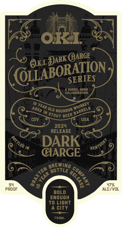 OKI Dark Charge Collaboration Series 10 - Year Bourbon Aged in Stout Beer Barrels - Main Street Liquor