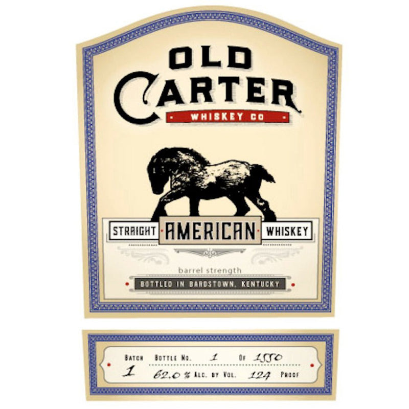 Old Carter 13 Year Old Straight American Whiskey - Main Street Liquor