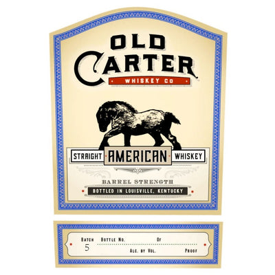 Old Carter American Whiskey Batch 5 - Main Street Liquor