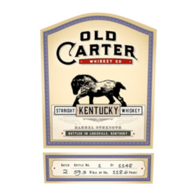 Old Carter Barrel Strength Bourbon Batch 2 - Main Street Liquor
