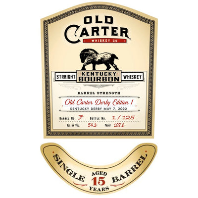 Old Carter Derby Edition 1 - Main Street Liquor