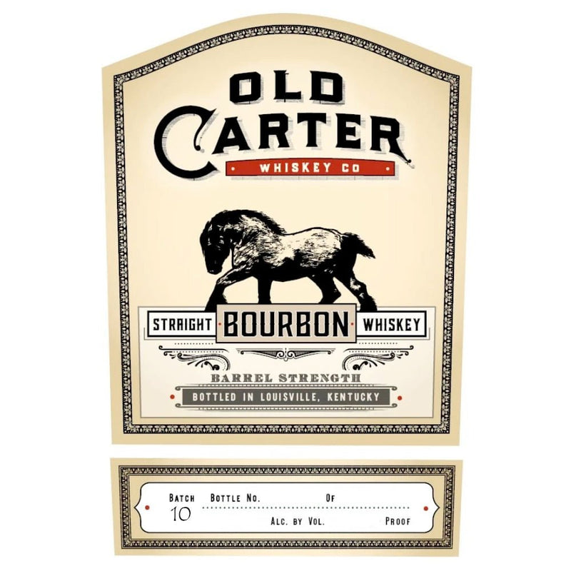 Old Carter Straight Bourbon Small Batch 10 - Main Street Liquor